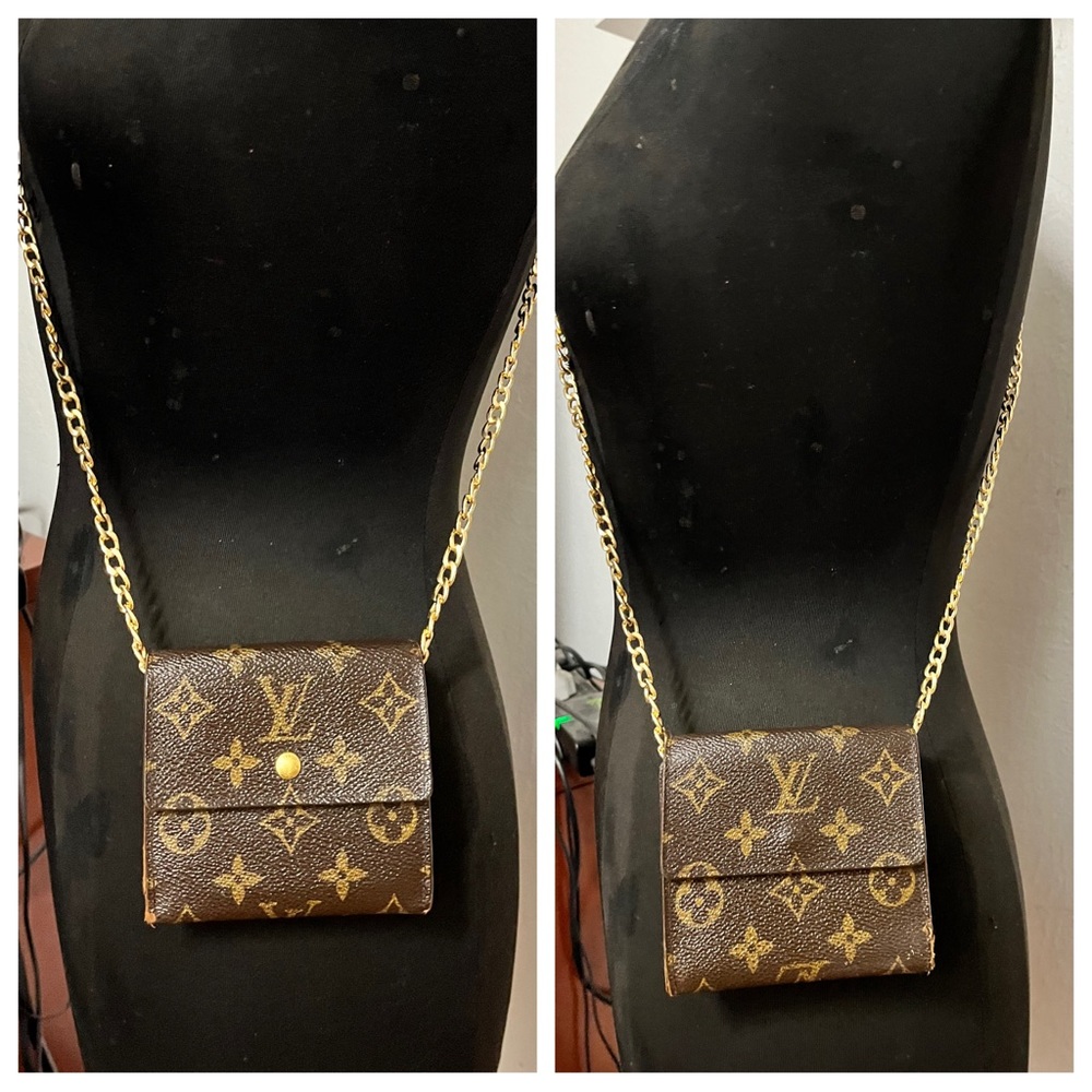 Louis Vuitton Brown and Gold Monogram Crossbody